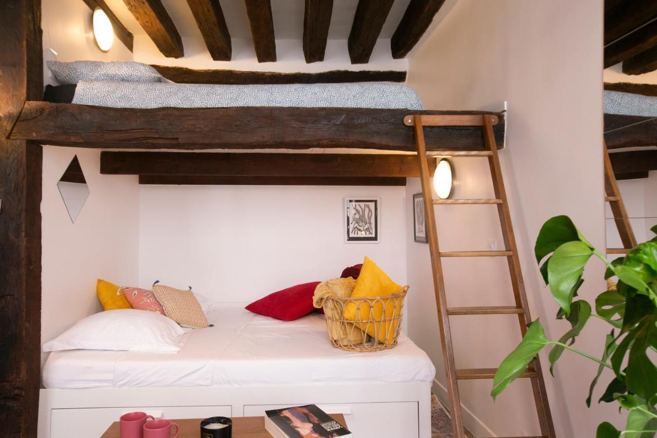 Authentic Apartment In Center Of Parisian Marais Extérieur photo